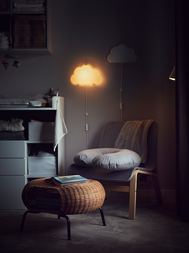 NOLMYRA - 休閒椅, 實木貼皮, 樺木/灰色 | IKEA 線上購物 - PH178808_S4