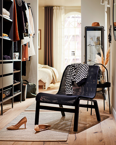 NOLMYRA - 休閒椅, 黑色/黑色 | IKEA 線上購物 - PH168814_S4