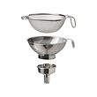 KORKEN strainer/funnel set of 3