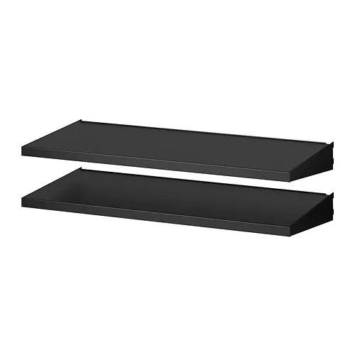 BROR - 上牆式層板, 黑色, 85x40 公分 | IKEA 線上購物 - PE935810_S4