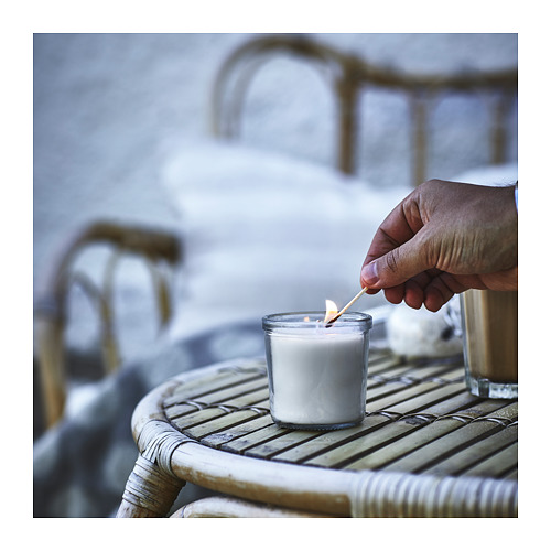 JÄMLIK scented candle in glass