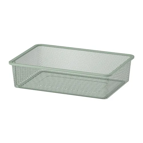 TROFAST - 網眼式收納盒, 淺綠色/灰色, 42x30x10 公分 | IKEA 線上購物 - PE864387_S4