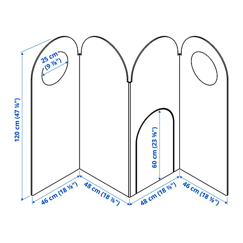 GREJSIMOJS 隔間屏風