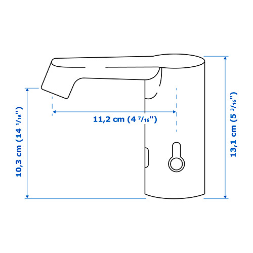 BROGRUND 洗臉盆水龍頭附感應器