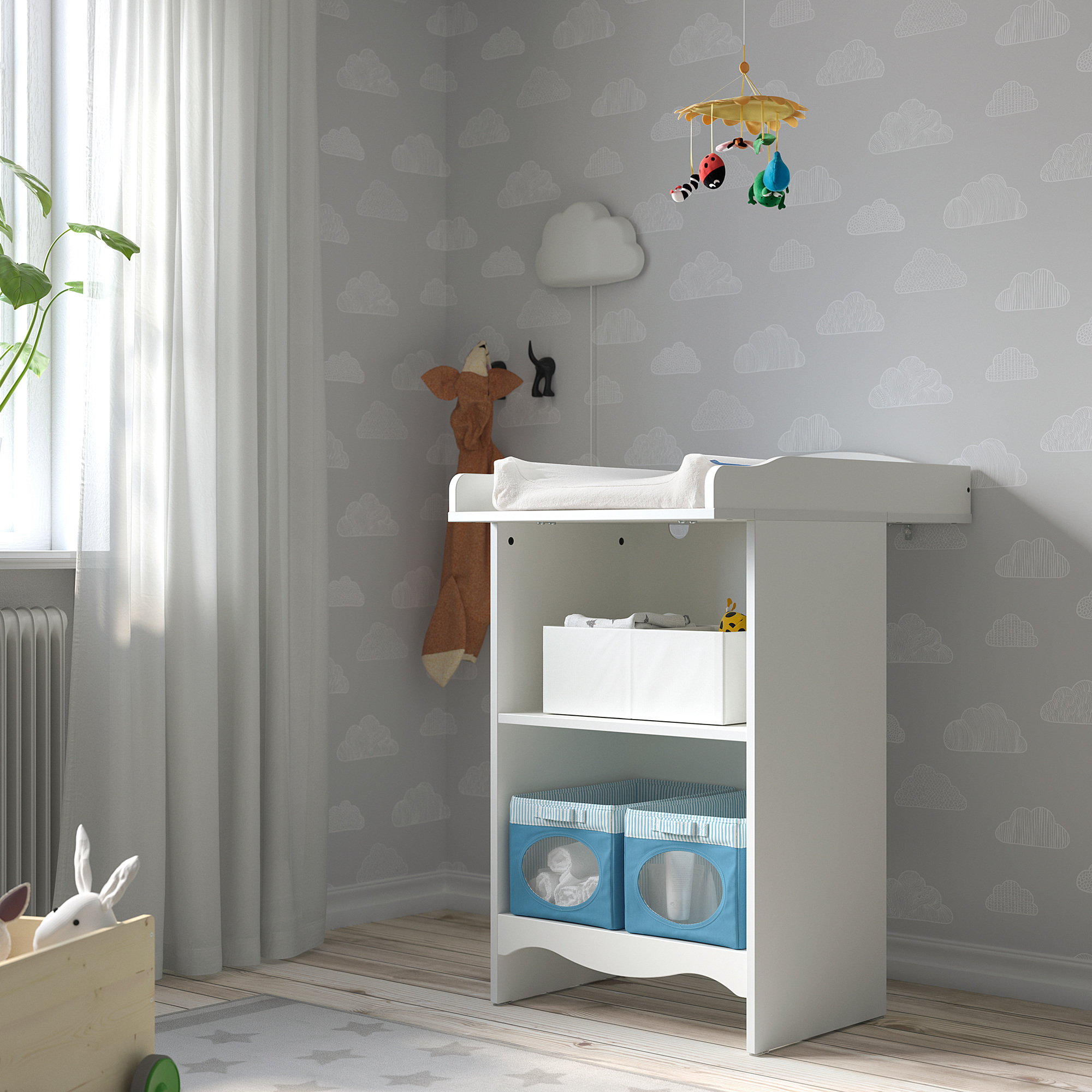 SMÅGÖRA changing table/bookshelf