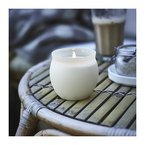 JÄMLIK scented candle in glass