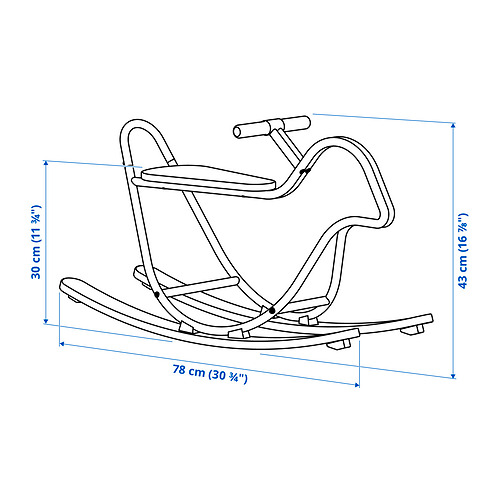 GREJSIMOJS 搖搖馬 小鳥造型