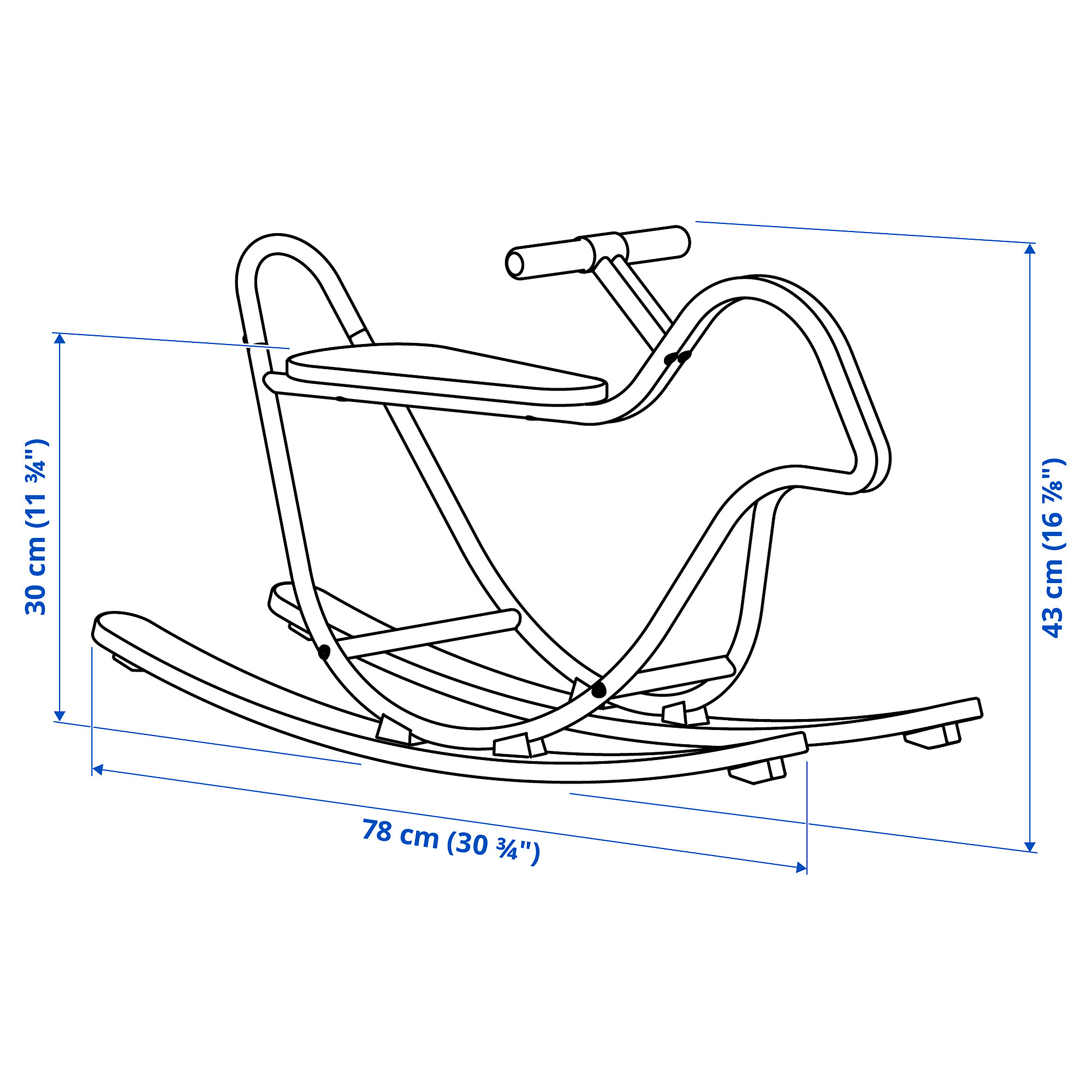 GREJSIMOJS 搖搖馬 小鳥造型