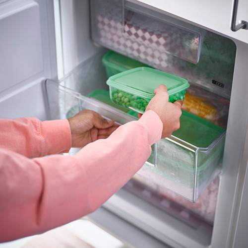 PRUTA food container with lid, set of 17