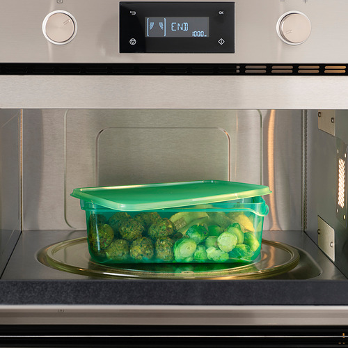 PRUTA food container with lid, set of 17