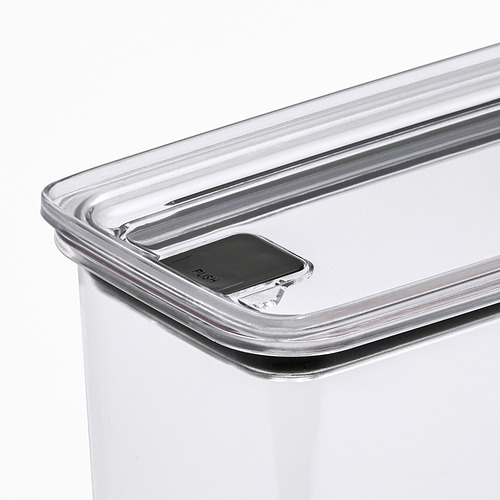 KORALLVIPPA dry food jar with lid, set of 6