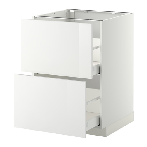 METOD base cb 2 fronts/2 high drawers