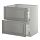 METOD - base cb 2 fronts/2 high drawers, white Maximera/Bodbyn grey | IKEA Taiwan Online - PE350797_S1