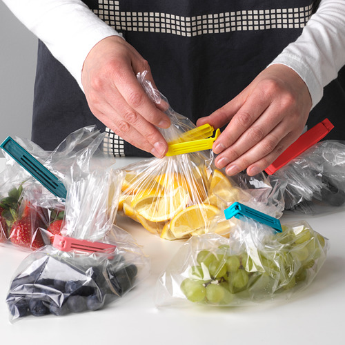 BEVARA - 袋子封口夾 30件組, 多種顏色/多種尺寸 | IKEA 線上購物 - PE608671_S4