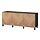BESTÅ - storage combination with doors, black-brown/Hedeviken/Stubbarp oak veneer | IKEA Taiwan Online - PE822457_S1