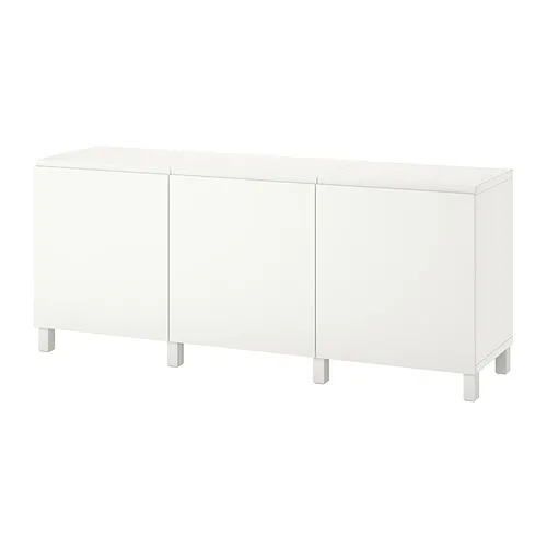 BESTÅ - 附門收納組合, 白色/Västerviken/Stubbarp 白色, 180x42x74 公分 | IKEA 線上購物 - PE822472_S4