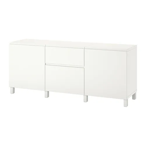 BESTÅ - 收納組合附抽屜, 白色/Västerviken/Stubbarp 白色, 180x42x74 公分 | IKEA 線上購物 - PE822495_S4