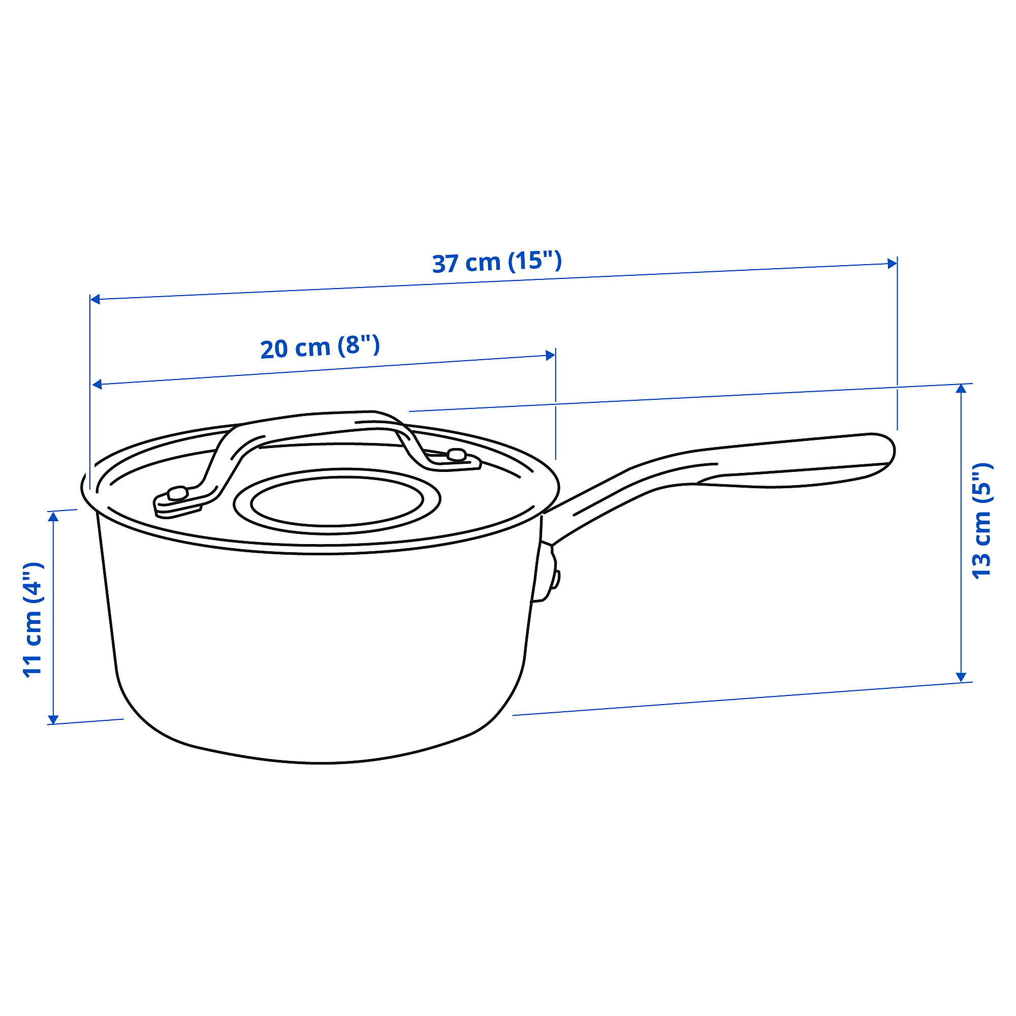 SENSUELL saucepan with lid