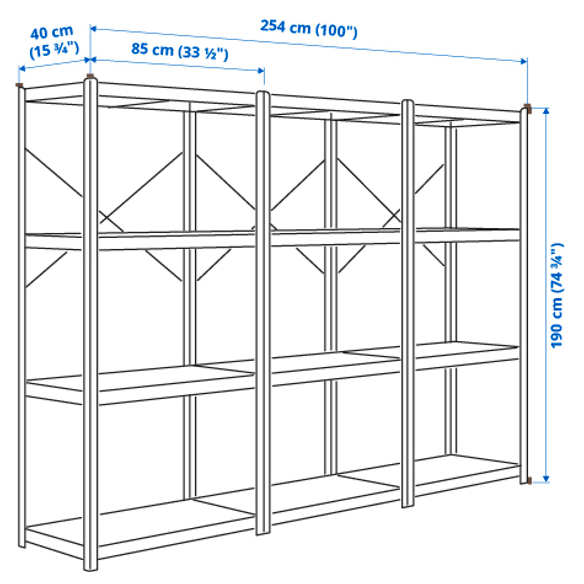 BROR shelving unit