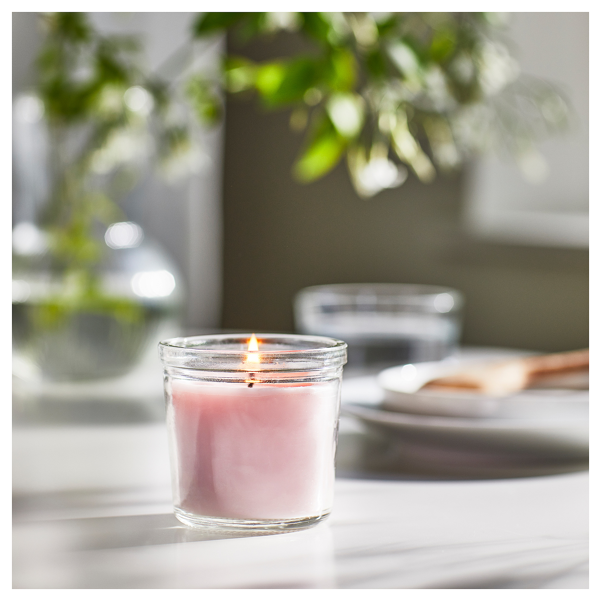 LUGNARE scented candle in glass