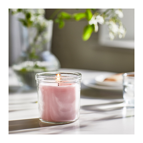 LUGNARE scented candle in glass