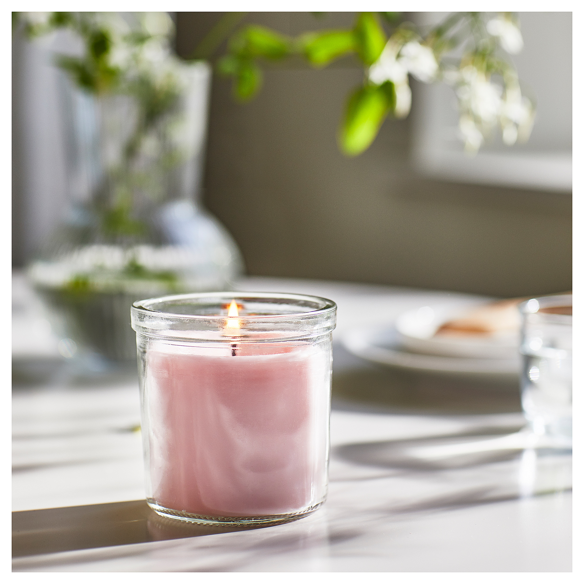 LUGNARE scented candle in glass