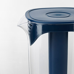 MOPPA - 附蓋冷水壺, 透明/淺紅色 | IKEA 線上購物 - PE851074_S3