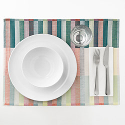MITTBIT - 餐墊, 黑色 米色/白色 | IKEA 線上購物 - PE728550_S3