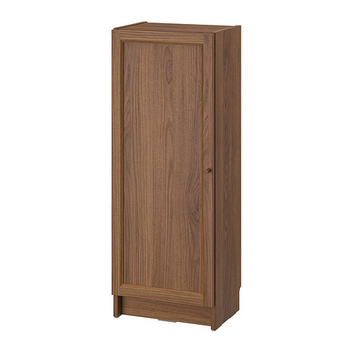 BILLY/OXBERG - bookcase with door, brown walnut effect, 40x30x106 cm | IKEA Taiwan Online - PE864618_S4