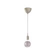 GRÅVACKA/MOLNART pendant lamp with light bulb