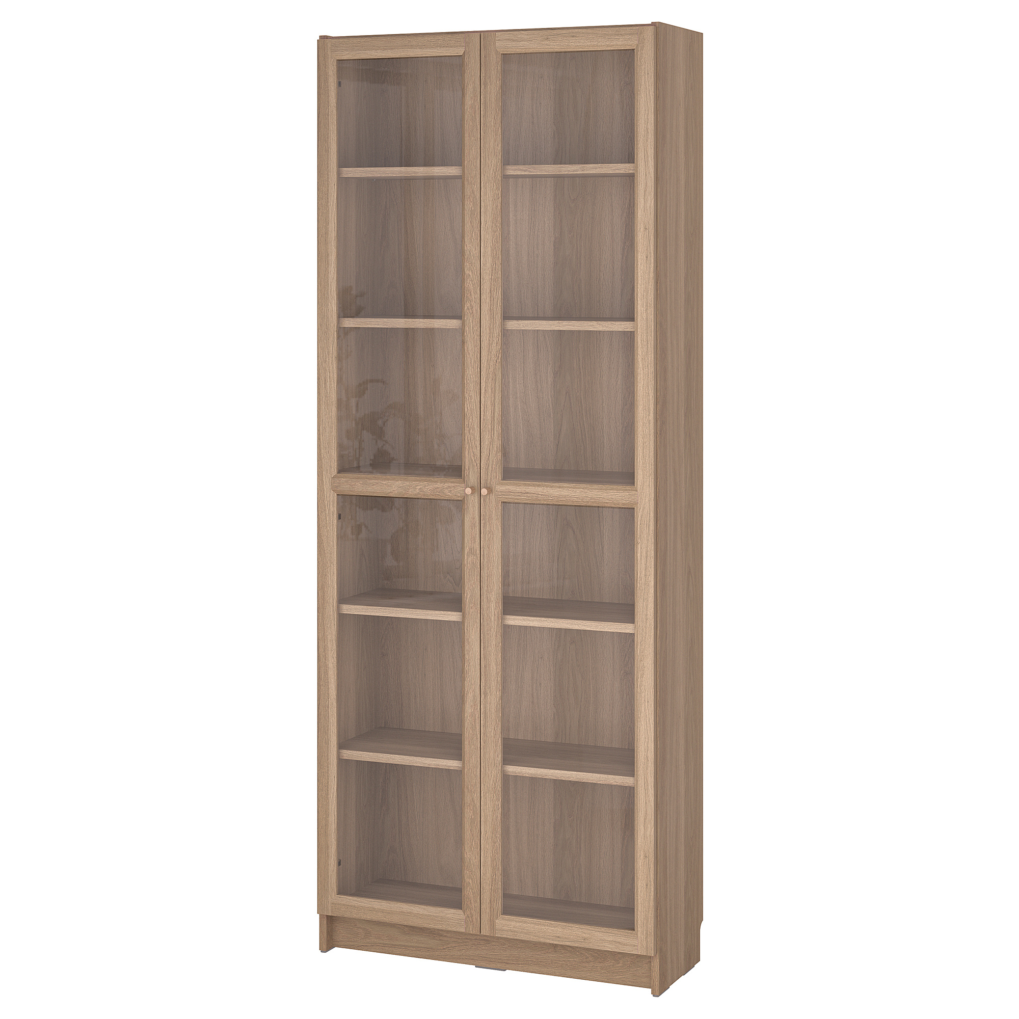 BILLY/OXBERG bookcase with glass doors