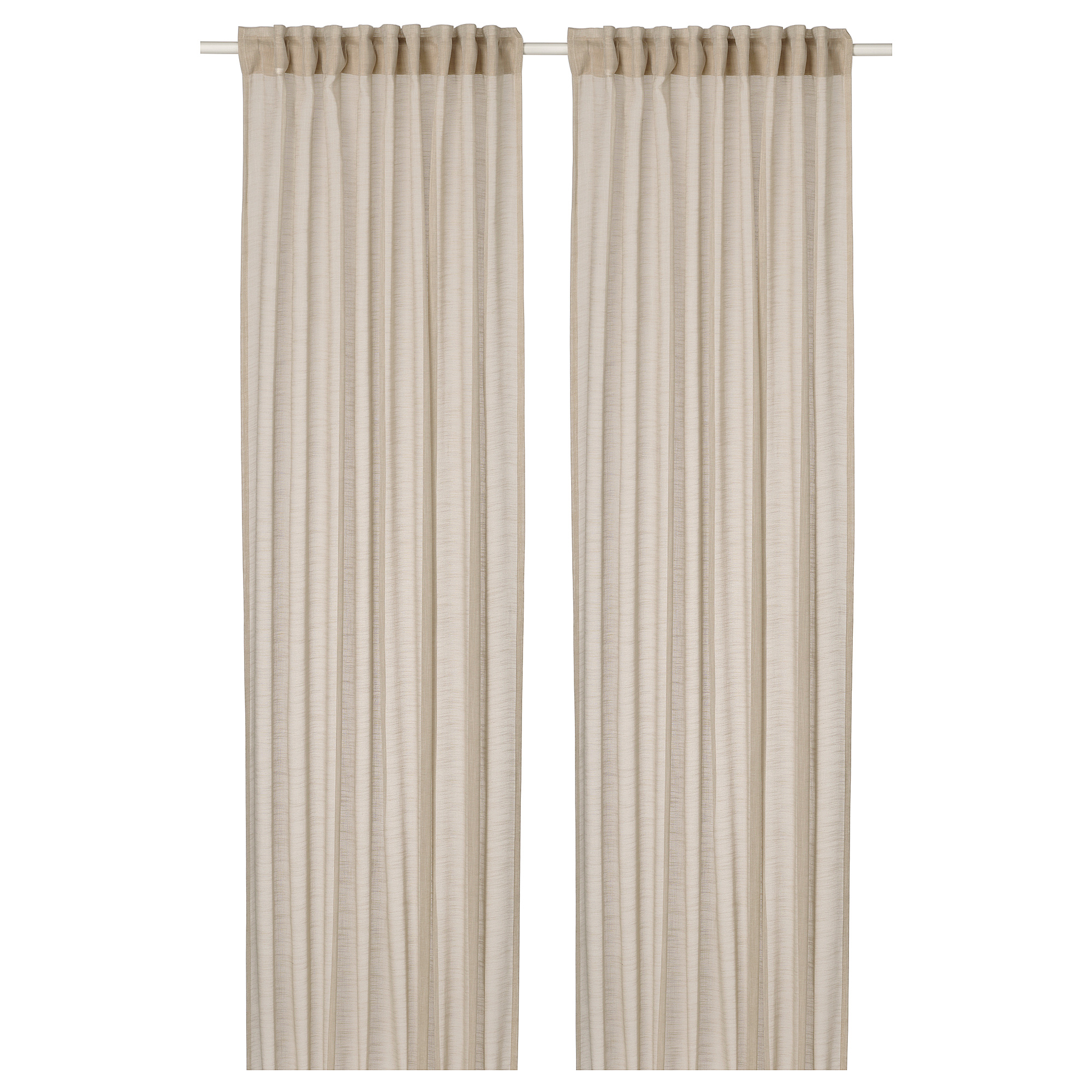 HÄLLEBRÄCKA sheer curtains, 1 pair