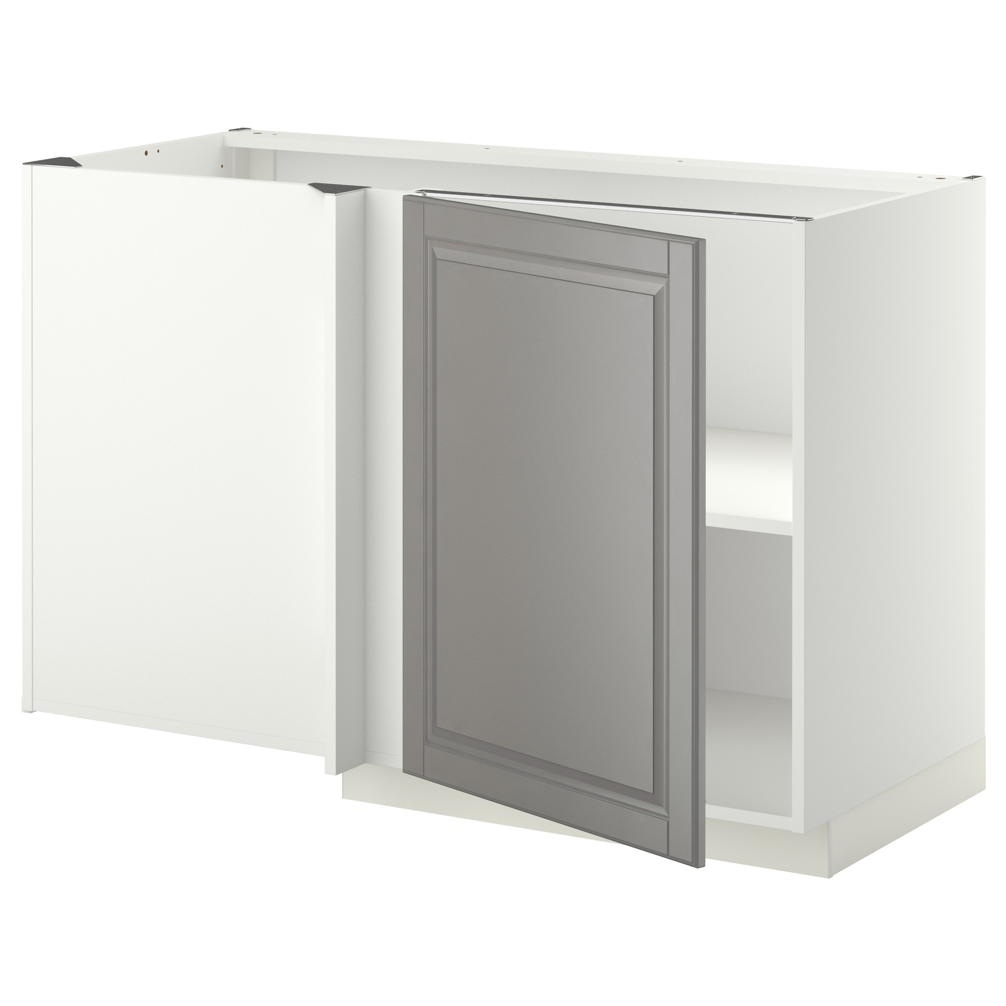 METOD corner base cabinet with shelf