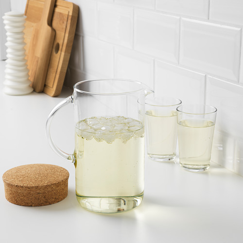 IKEA 365+ - 附蓋冷水壺, 透明玻璃/軟木 | IKEA 線上購物 - PE609452_S4