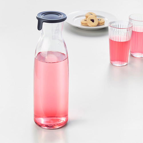 VARDAGEN - 附蓋玻璃水瓶, 透明玻璃 | IKEA 線上購物 - PE629224_S4