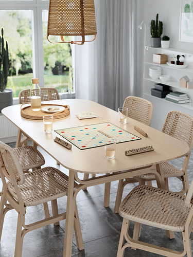 VOXLÖV/VOXLÖV table and 4 chairs