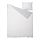 NATTSLÄNDA - duvet cover and pillowcase, floral pattern grey/white | IKEA Taiwan Online - PE822596_S1