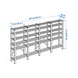 HEJNE 4 sections/shelves