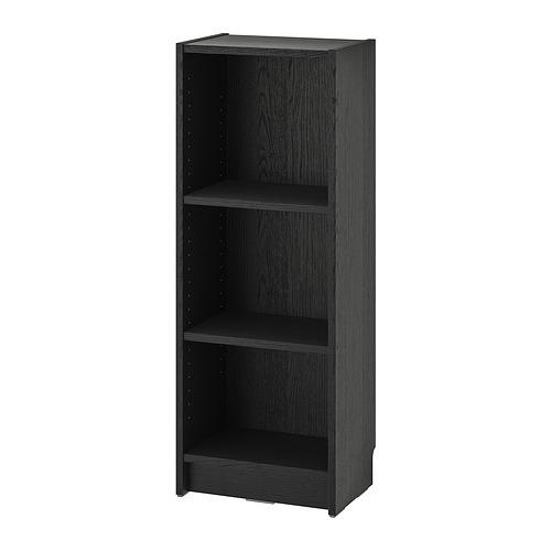BILLY - bookcase, black oak effect, 40x28x106 cm | IKEA Taiwan Online - PE864701_S4