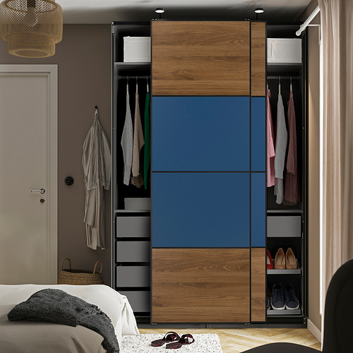 PAX/MEHAMN 滑門衣櫃/衣櫥