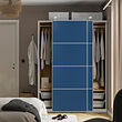PAX/MEHAMN wardrobe with sliding doors