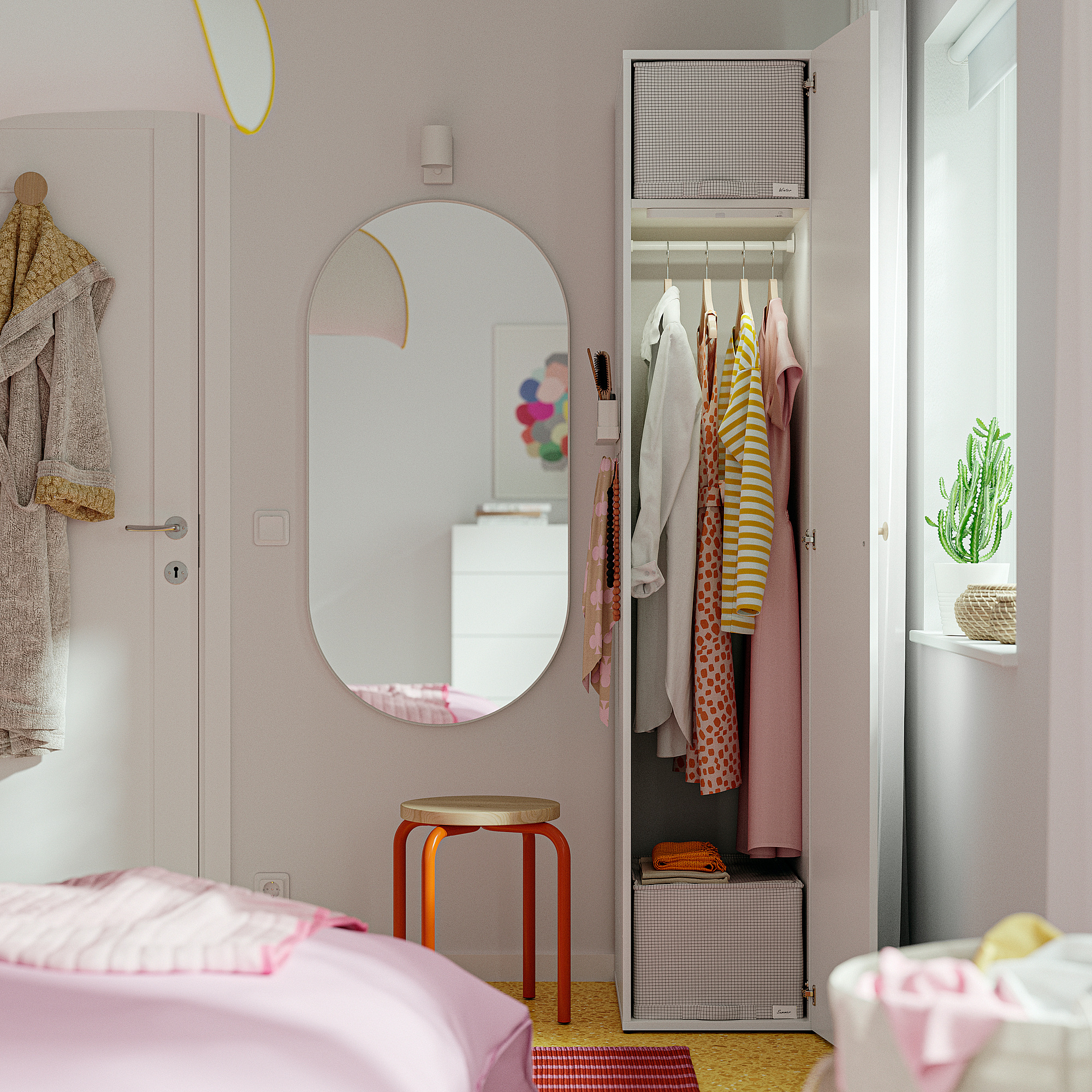 LASTARE wardrobe combination