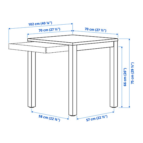 IKEA PS 2026 附抽屜餐桌
