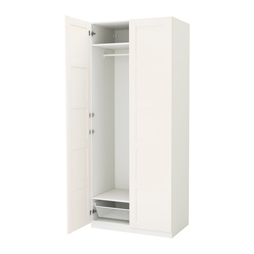 PAX/BERGSBO - 衣櫃/衣櫥, 白色/白色, 100x60x236 公分 | IKEA 線上購物 - PE562788_S4