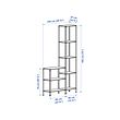 HYLLIS shelving unit in/outdoor