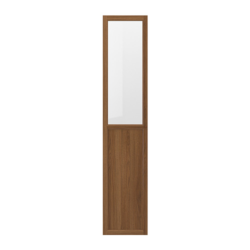 OXBERG - 背板/玻璃門板, 棕色 胡桃木紋, 40x192 公分 | IKEA 線上購物 - PE864764_S4