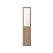 OXBERG - panel/glass door, oak effect, 40x192 cm | IKEA Taiwan Online - PE864766_S2 