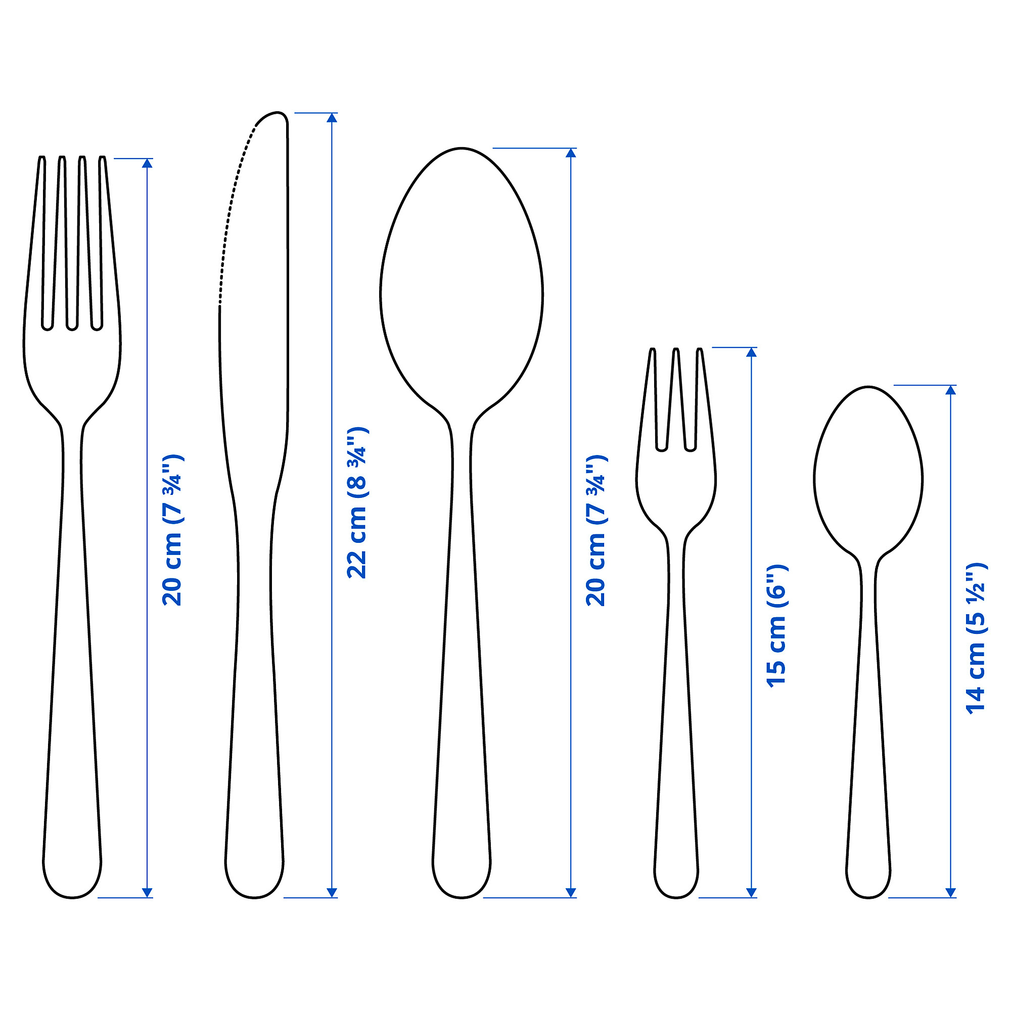 MARTORP 30-piece cutlery set