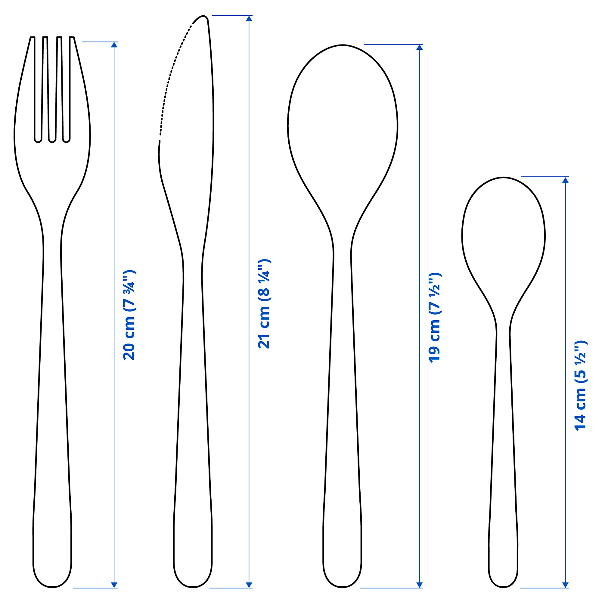 FÖRNUFT 餐具 24件組