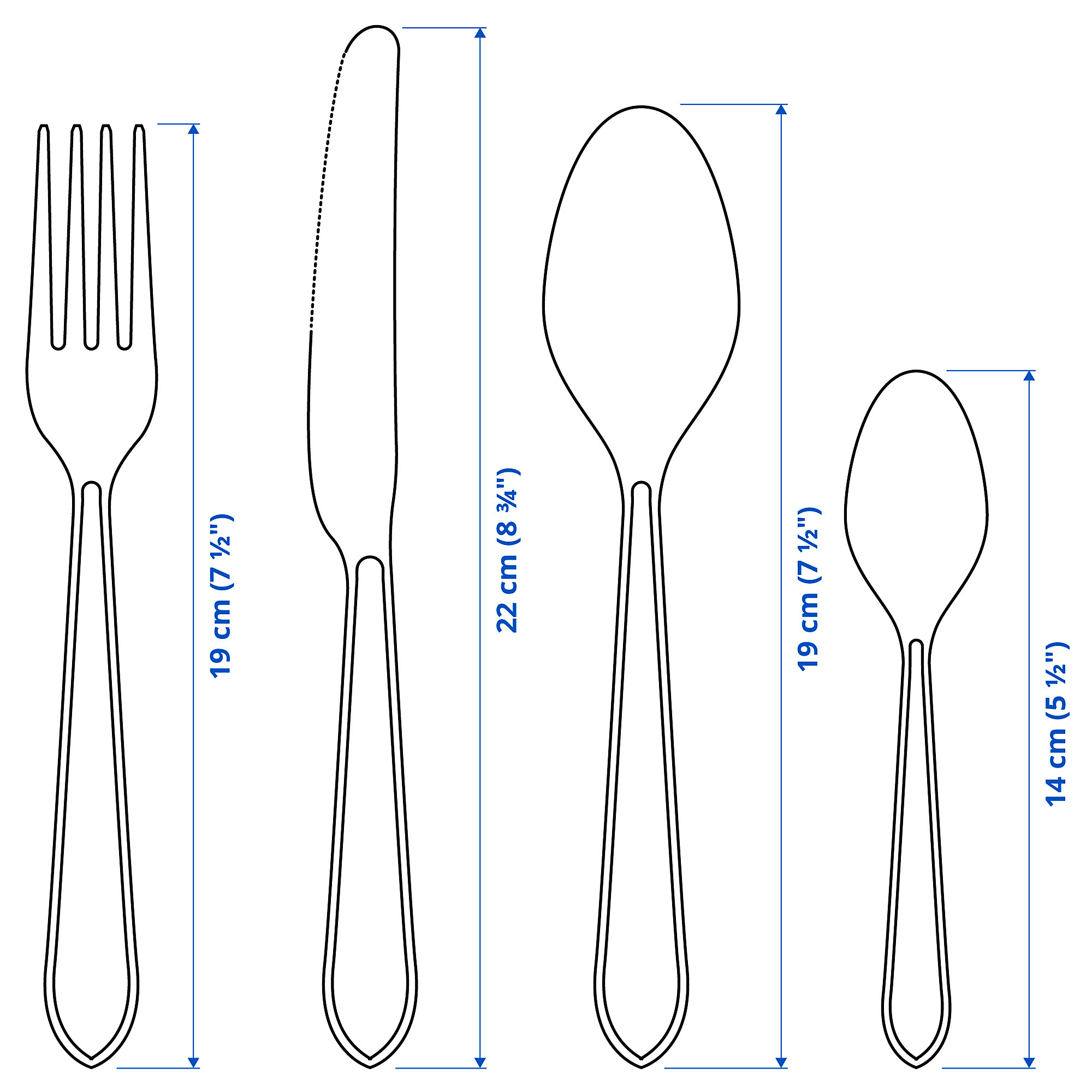 IDENTITET 16-piece cutlery set